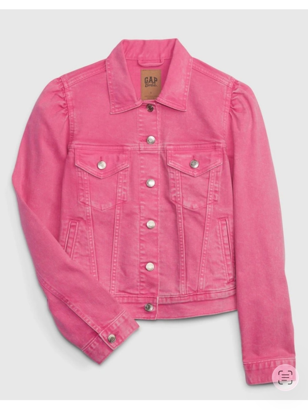 GAP Barbie Bright Pink Denim Jacket - Women's